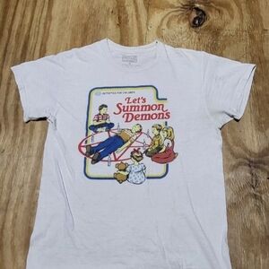White Graphic Tee